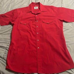 Western red button up